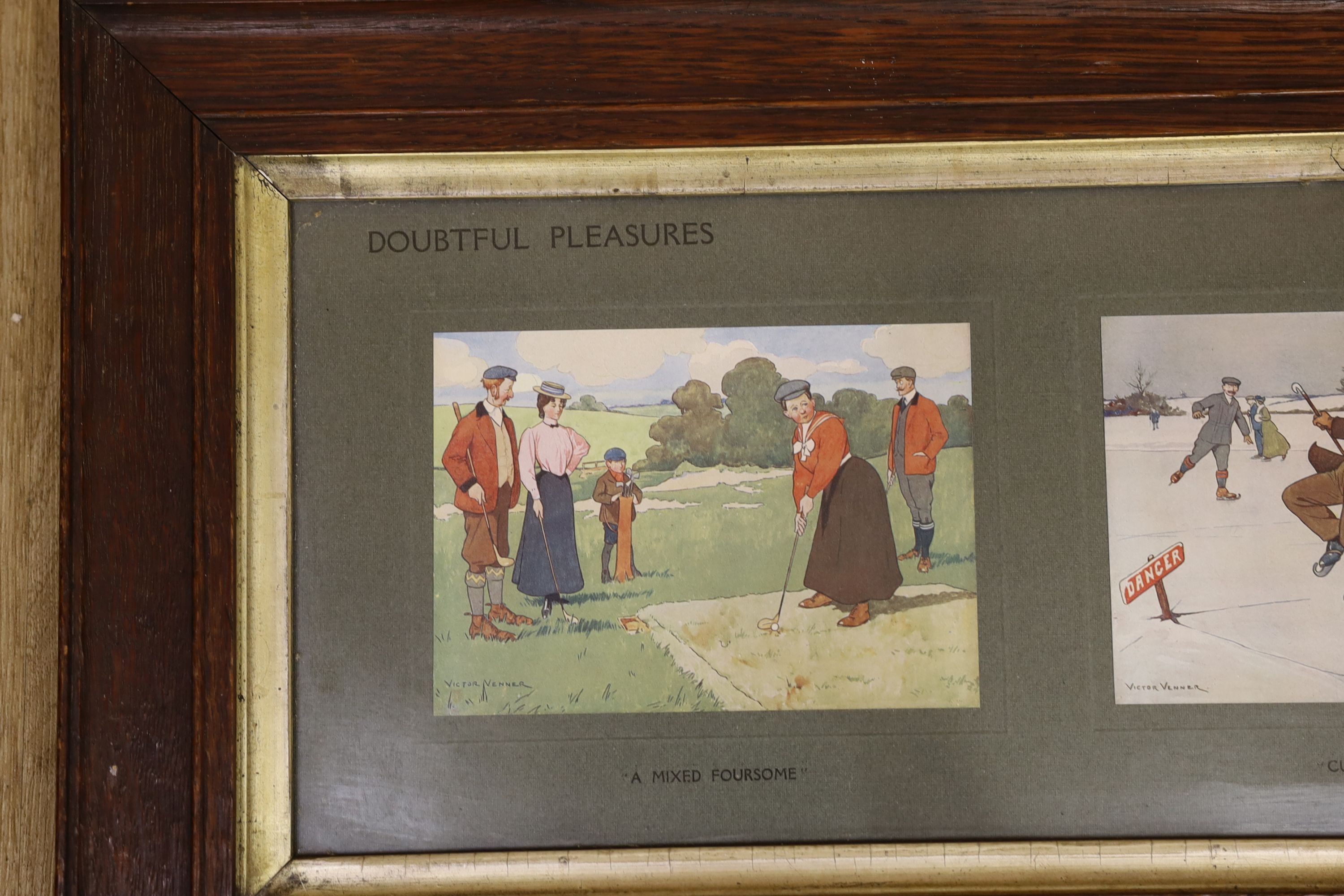 After Cecil Aldin (1870-1935) and Victor Venner (1869-1913), group of seven various colour prints including hunting scenes, largest 62cm x 39cm